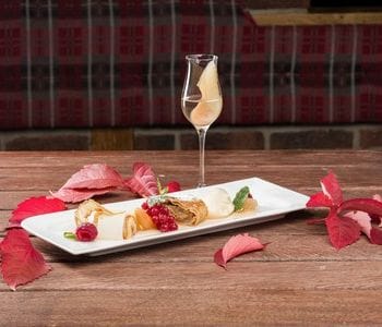 Kaprun house pear three ways